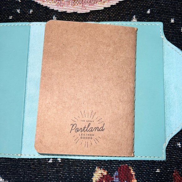 SOLD Portland Leather Goods Mint small snap journal - Picture 6 of 6